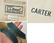 画像2: 【USA製】【ビンテージ】【L.L.bean】白ｘ緑【CARTER】【キャンバス】【トートバッグ】ミニトート  (2)