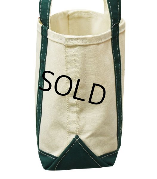 画像5: 【USA製】【ビンテージ】【L.L.bean】白x緑【CARTER】【キャンバス】【トートバッグ】ミニトート  (5)