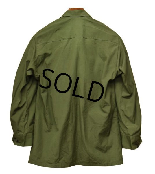 画像5: ほぼ未使用‼ 70's【ビンテージ】【米軍実物】【リップストップ】【ジャングルファティーグシャツ】【ファティーグジャケット】【S-short】  (5)