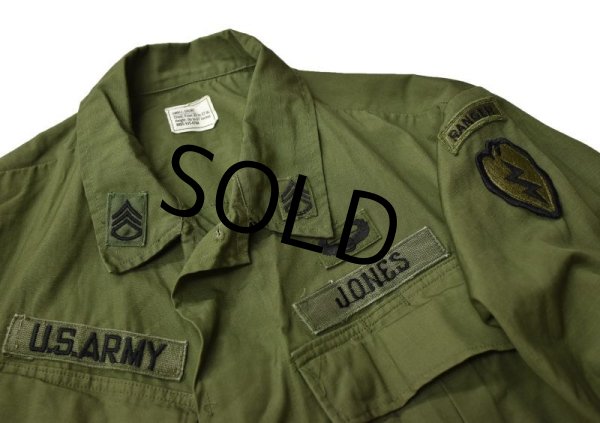 画像6: ほぼ未使用‼ 70's【ビンテージ】【米軍実物】【リップストップ】【ジャングルファティーグシャツ】【ファティーグジャケット】【S-short】  (6)