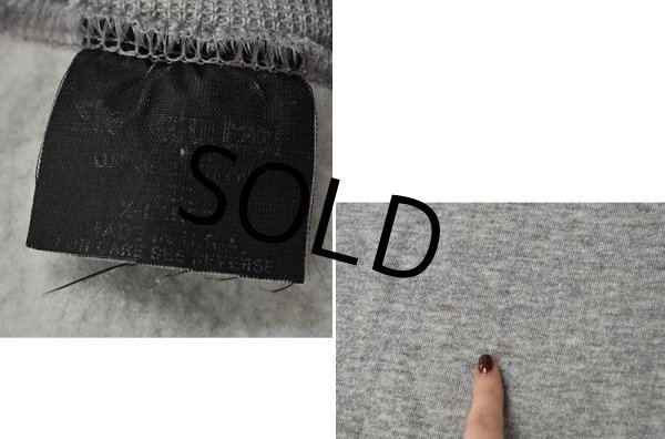 画像2: 【USA製】【ビンテージ】【グレー】【ラグランスリーブ】【無地】【半袖スウェット】【サイズXL】  (2)