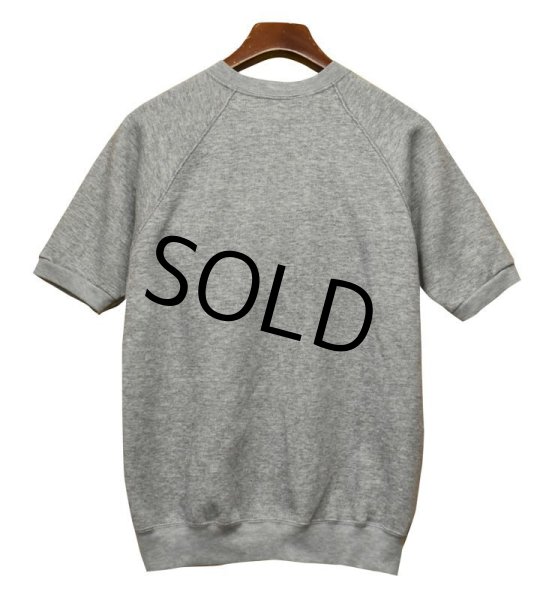 画像3: 【USA製】【ビンテージ】【グレー】【ラグランスリーブ】【無地】【半袖スウェット】【サイズXL】  (3)