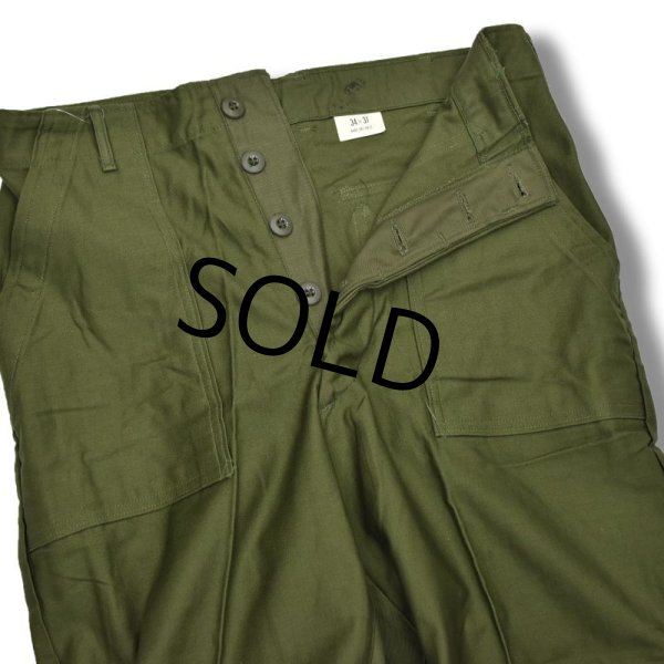 画像3: デッドストック【米軍実物】【ビンテージ】【UFOボタン】【ベイカーパンツ】【ユーティリティパンツ】【OG107】【34×31】 (3)
