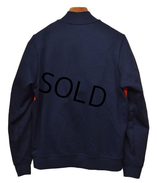 画像3: ほぼ未使用‼【ラコステ】【Lacoste】【紺x白x赤】トリコロール【ハーフジップ】【スウェット】【トラックジャケット】ジャージ【サイズM】  (3)