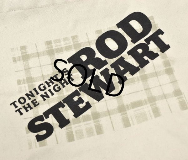 画像3: 【USA製】【ビンテージ】【tonight's the night ROD STEWART】【ロッド・スチュワート】【ミュージシャン】【キャンバストートバッグ】  (3)