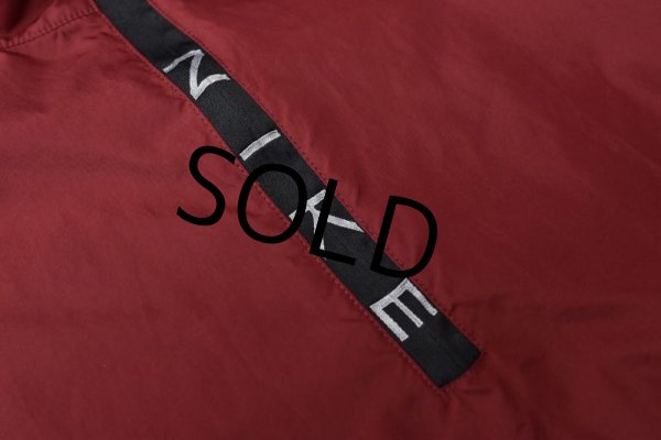 画像4: 【ビンテージ】【NIKE】【ナイキ】【ワイン×黒】【プルオーバー】【ナイロンジャケット】【サイズL】  (4)