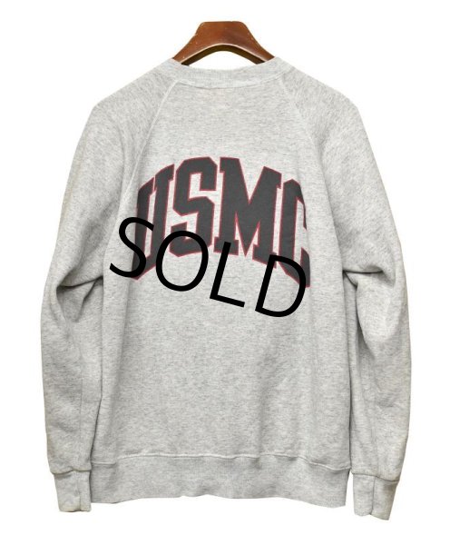 画像4: 【USA製】【ビンテージ】【USMC】【バックプリント】【霜降りグレー】【スウェット】【サイズXL】  (4)