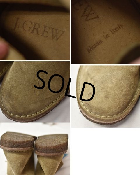 画像2: イタリー製【J.CREW】ブラウン【デザートブーツ】【スエード】【サイズ 9 1/2】【27.5cm程度】  (2)