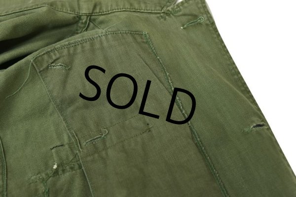 画像4: 40's【ビンテージ】【米軍実物】U.S.ARMY【M-43】【HBT】【13スターボタン】【ジャケット】ユーティリティシャツ  (4)