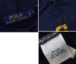 画像3: 【ラルフローレン】【POLO ralph lauren】【紺】【前Ｖ】ロゴ【スウェットパーカー】サイズＬ  (3)