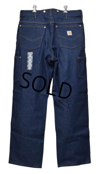 画像4: 90's〜【デッドストック】【USA製】【ビンテージ】【カーハート】carhartt【デニムペインターパンツ】【34X30】  (4)