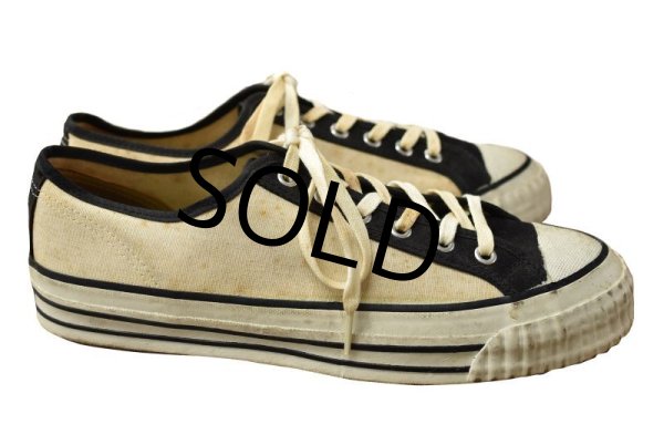 画像6: 【USA製】【デッドストック】【ビンテージ】【PRO】2トーン【キャンバススニーカー】【サイズ 8 1/2】【26.5cm】  (6)