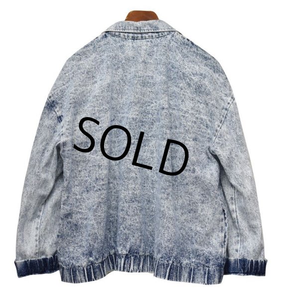 画像3: USA製【ビンテージ】【willow ridge】【ケミカルウォッシュ】デニムジャケット【レディース古着】【サイズＸＬ】  (3)
