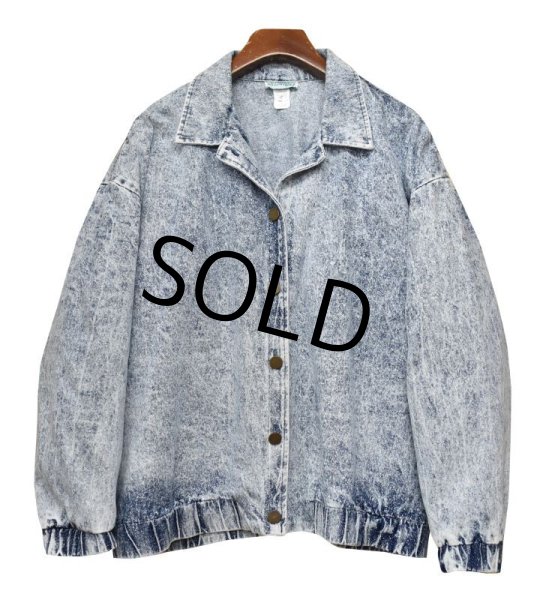 画像4: USA製【ビンテージ】【willow ridge】【ケミカルウォッシュ】デニムジャケット【レディース古着】【サイズＸＬ】  (4)
