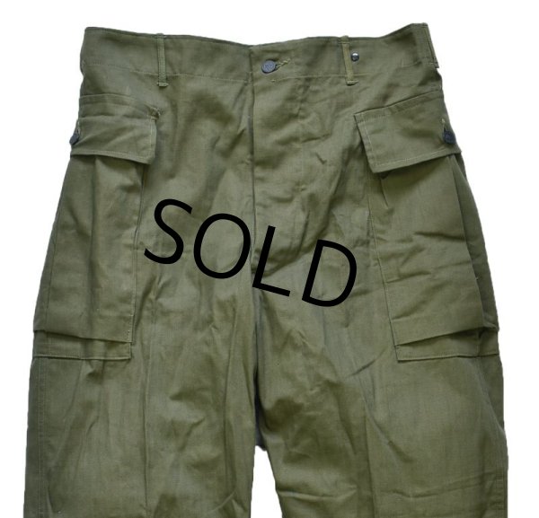画像5: 【デッドストック】40's【ビンテージ】【米軍実物】U.S.ARMY【M43】【HBTパンツ】【13スターボタン】【36×33】   (5)