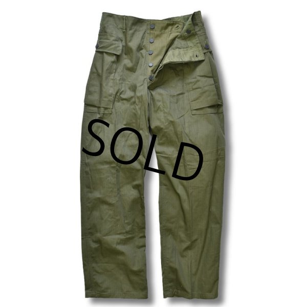 画像4: 【デッドストック】40's【ビンテージ】【米軍実物】U.S.ARMY【M43】【HBTパンツ】【13スターボタン】【36×33】   (4)