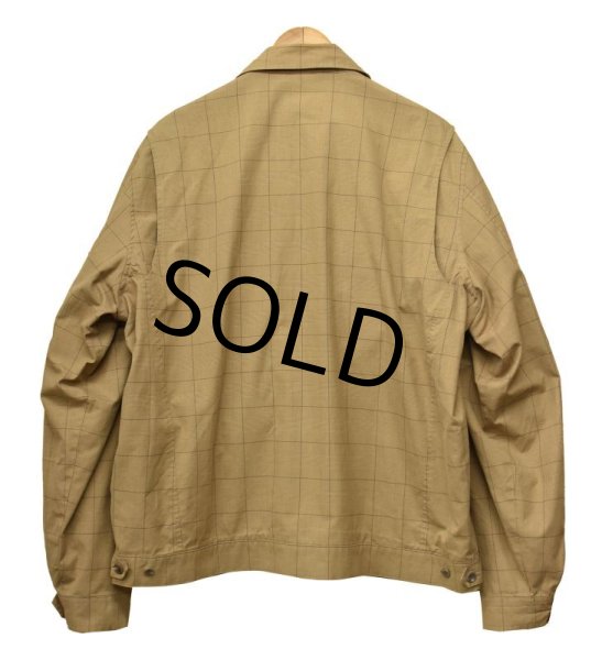 画像3: 【ポロゴルフ】POLO GOLF【ラルフローレン】【RALPH LAUREN】【ライトブラウン】【チェック柄】【コットンブルゾン】【サイズL】  (3)