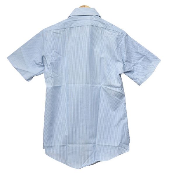 画像3: USA製【デッドストック】【ビンテージ】【RED KAP】レッドキャップ【Mr. EXEC】【白×水色ストライプ】【半袖シャツ】【サイズS】   (3)