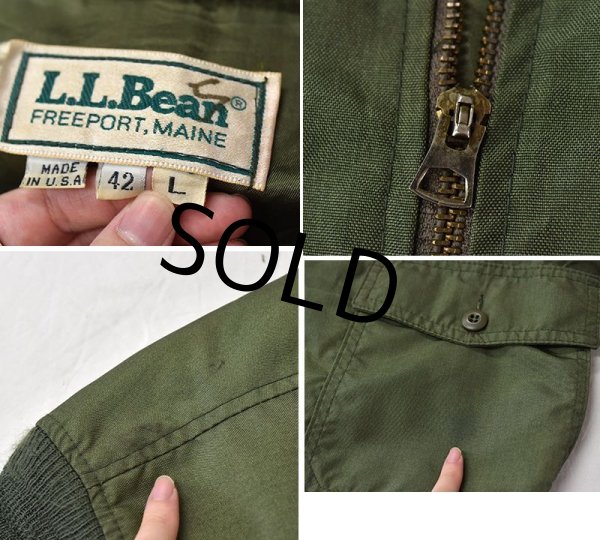 画像2: ~80's【USA製】【ビンテージ】【ＬＬビーン】【L.L.bean】【G-8】【WEPジャケット】【サイズ４２/Ｌ】  (2)