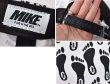 画像2: 【USA製】【デッドストック】【MIKE】【白】【足跡プリント】【総柄】【ベースボールキャップ】  (2)