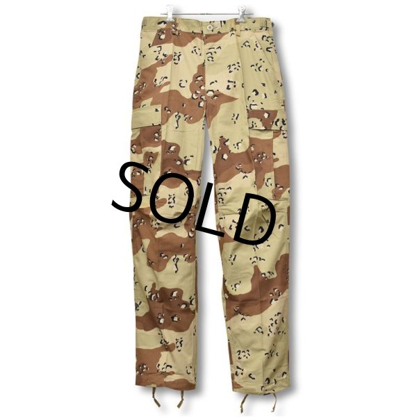画像4: 【デッドストック】【ラングラー製造】90's【米軍実物】【ビンテージ】【デザートカモ】【チョコチップ】【BDUパンツ】【コンバットパンツ】【S-R】  (4)
