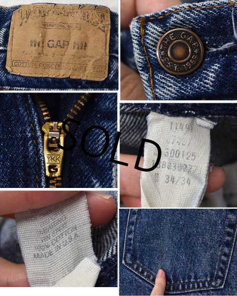 画像2: 【USA製】ビンテージ【GAP】オールドGAP【デニムパンツ】【34X34】  (2)