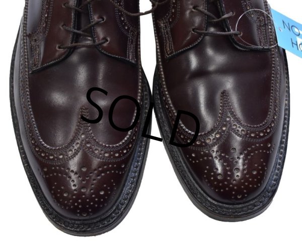 画像3: 【ビンテージ】【フローシャイム インペリアル】コードバン?【こげ茶・ブラウン】【ウィングチップシューズ】【11 1/2C】【29.5cm程度】  (3)