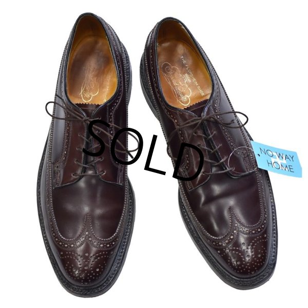 画像6: 【ビンテージ】【フローシャイム インペリアル】コードバン?【こげ茶・ブラウン】【ウィングチップシューズ】【11 1/2C】【29.5cm程度】  (6)