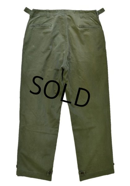 画像5: 40's【ビンテージ】【米軍実物】U.S.ARMY【HBTパンツ】【フィールドパンツ】【M43】【W37程度】   (5)