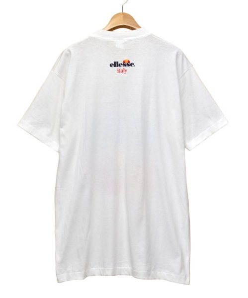 画像4: 【ほぼ未使用!!】90's【USA製】【ビンテージ】【ellesse】エレッセ【白】【Tシャツ】【サイズL】  (4)
