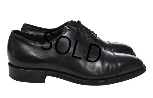 画像3: 【USA製】【ビンテージ】【ジョンストン&マーフィー】JOHNSTON&MURPHY【アリストクラフト】ARISTOCRAFT 【黒】ストレートチップ【9 1/2D】【27.5cm程度】  (3)