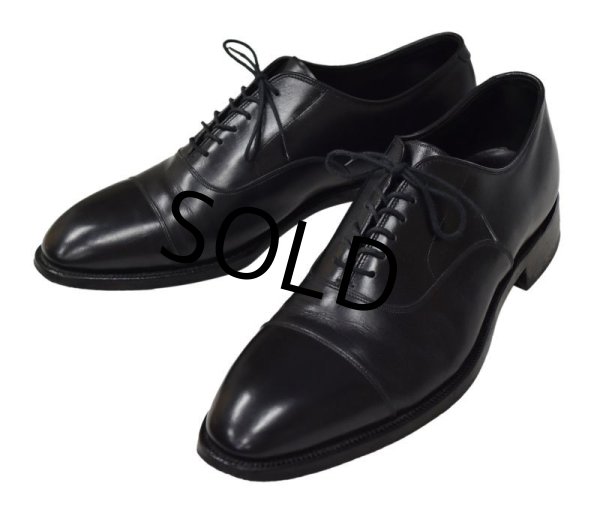 画像6: 【USA製】【ビンテージ】【ジョンストン&マーフィー】JOHNSTON&MURPHY【アリストクラフト】ARISTOCRAFT 【黒】ストレートチップ【9 1/2D】【27.5cm程度】  (6)