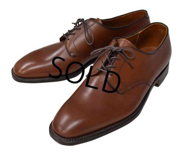 画像4: 【デッドストック】【USA製】ビンテージ【ALDEN】【オールデン】ブラウン【プレーントゥ】【9 1/2 B/D】【27.5cm程度】  (4)