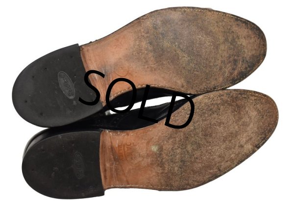 画像3: 【オールデン】ALDEN 【メダリオンキャップトゥ】黒 【レザーシューズ】【9 1/2 B/D】【27.5cm程度】  (3)