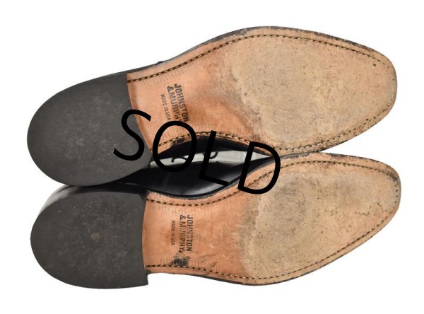 画像5: 【USA製】【ビンテージ】【ジョンストン&マーフィー】JOHNSTON&MURPHY【アリストクラフト】ARISTOCRAFT 【黒】ストレートチップ【9 1/2D】【27.5cm程度】  (5)