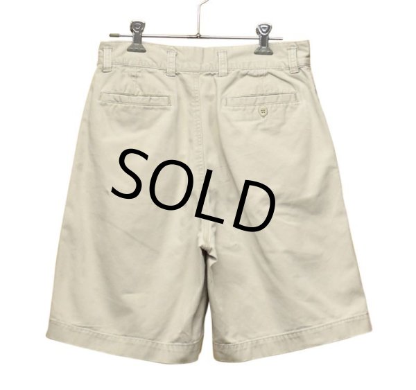 画像3: 【ビンテージ】【オールドギャップ】【GAP】ギャップ 【オフホワイト】【２タック】【ショートパンツ】【短パン】【コットンショーツ】【W30】  (3)