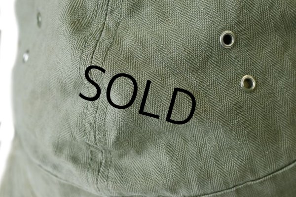 画像3: 40s【ビンテージ】米軍実物【u.s.army】【HBTハット】デイジー・メイハット【57ｃｍ程度】  (3)