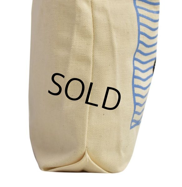 画像5: 程度良好‼︎【I'm a cool customer!】【PSEG】生成りx青【トートバッグ】  (5)