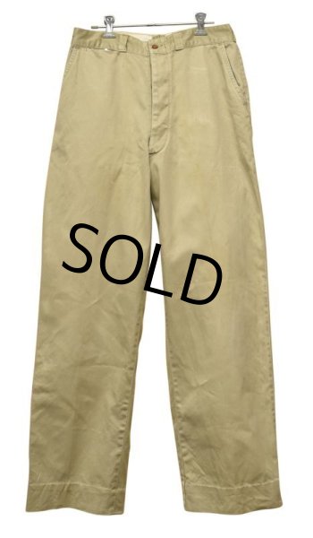 画像5: 【50's】【ビンテージ】【U.S.ARMY】米軍実物【チノパンツ】【チノパン】【W33】  (5)