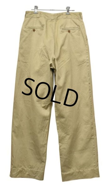 画像3: 【50's】【ビンテージ】【U.S.ARMY】米軍実物【チノパンツ】【チノパン】【W33】  (3)