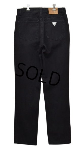 画像4: 【ビンテージ】【USA製】【GUESS】【ゲス】【黒】【デニムパンツ】【サイズ33】  (4)
