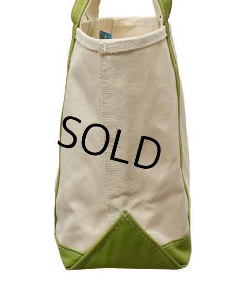 画像6: 【程度良好!!】【USA製】【ビンテージ】【L.L.bean】白xモスグリーン【キャンバス】【トートバッグ】【キャンパストート】  (6)