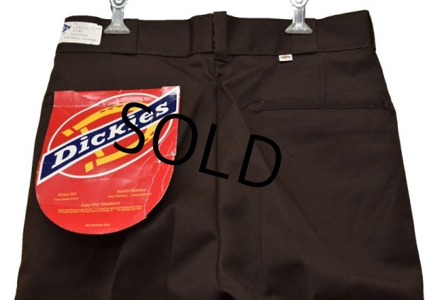 画像5: 【デッドストック】USA製【ビンテージ】【ディッキーズ】【Dickies】【ブラウン・茶色】【ワークパンツ】【29×32】  (5)