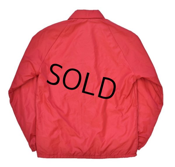 画像4: 80's【ビンテージ】USA製【スポーツマスター】赤【USMC】ナイロン コーチジャケット 【サイズＳ】  (4)