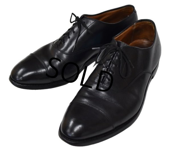 画像2: 【オールデン】ALDEN 黒 【ストレートチップ】【レザーシューズ】【10 1/2 C/E】【28.5cm程度】  (2)