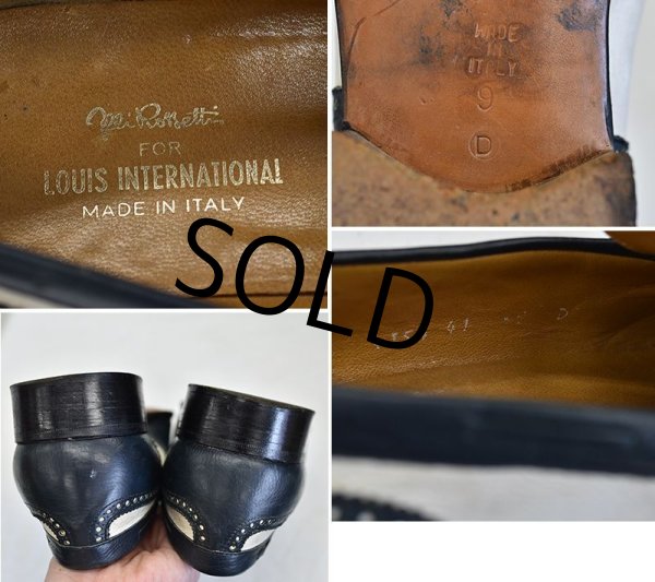 画像2: 【イタリー製】ビンテージ【ルイス・インターナショナル】ルイ・インターナショナル【LOUIS INTERNATIONAL】【2トーン】【タッセルローファー】タッセルスリッポン【9 D】【27cm程度】  (2)