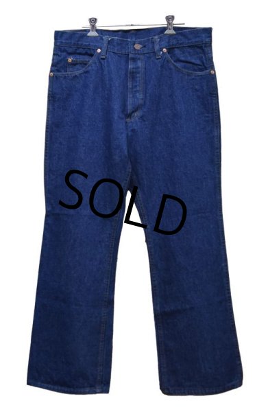 画像2: 80's【USA製】【ビンテージ】【sears】【シアーズ】【ブーツカットデニム】【ジーンズ】【W35程度】  (2)