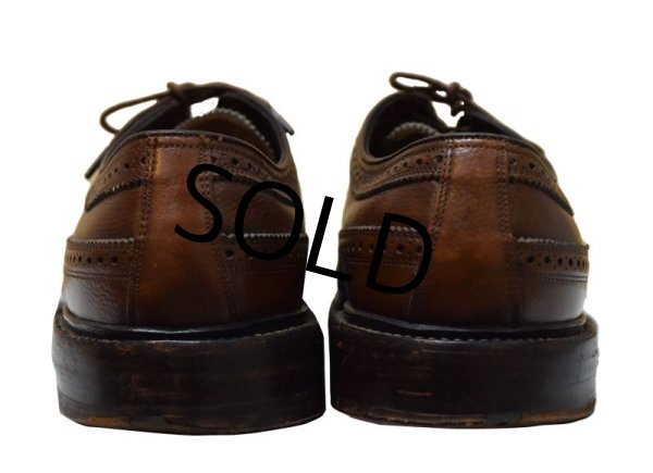 画像4: 【ビンテージ】【フローシャイム】【インペリアル】【ブラウン】【ウィングチップシューズ】【9C】【27cm程度】  (4)