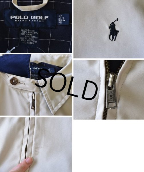 画像2: 【ポロゴルフ】POLO GOLF【ラルフローレン】【RALPH LAUREN】【オフホワイト】【ジップアップブルゾン】【サイズＬ】  (2)