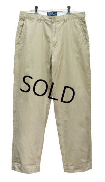 画像2: 【ラルフローレン】【ベージュ】【クラシックチノ】チノパンツ【コットンパンツ】【34X30】  (2)